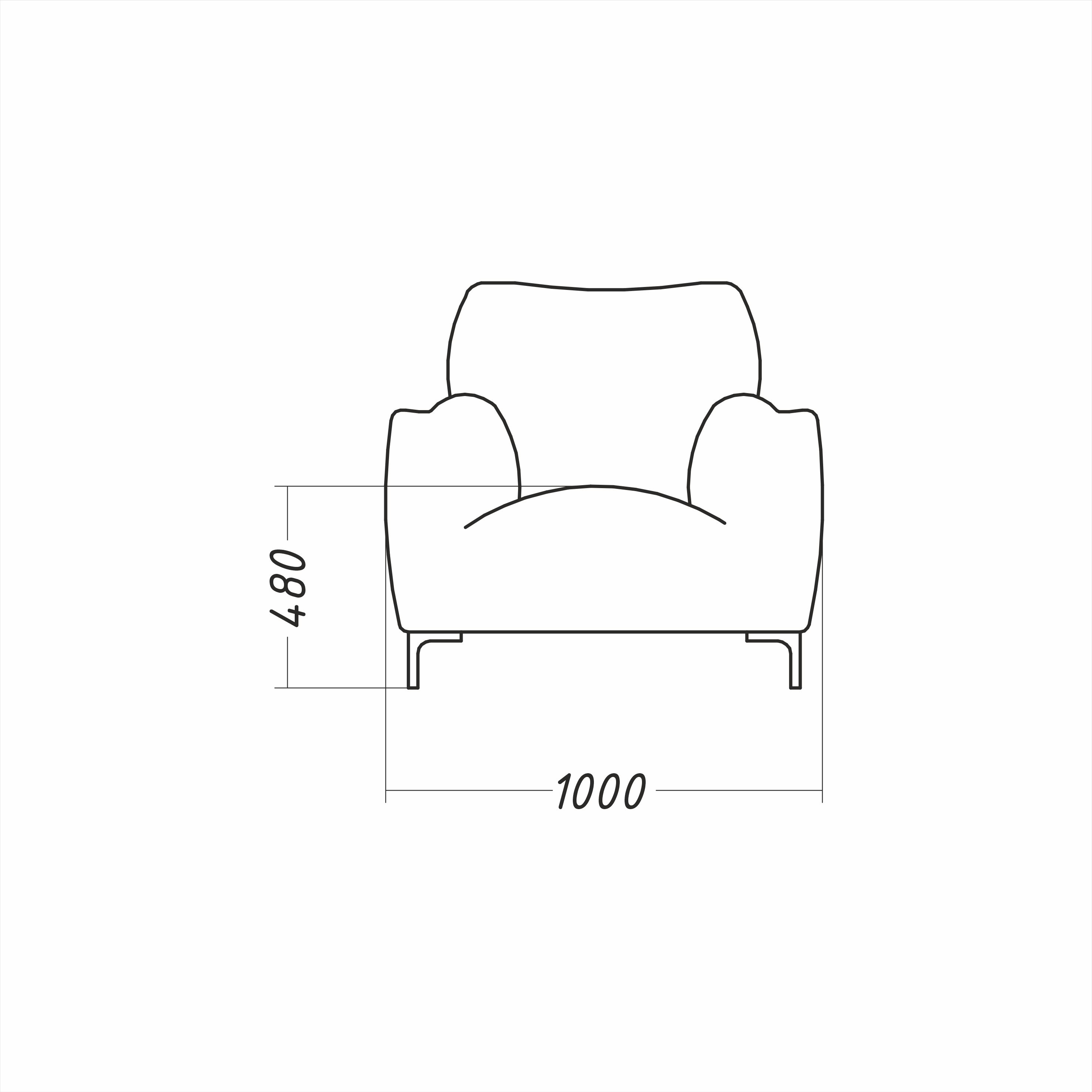 Кресло одноместное