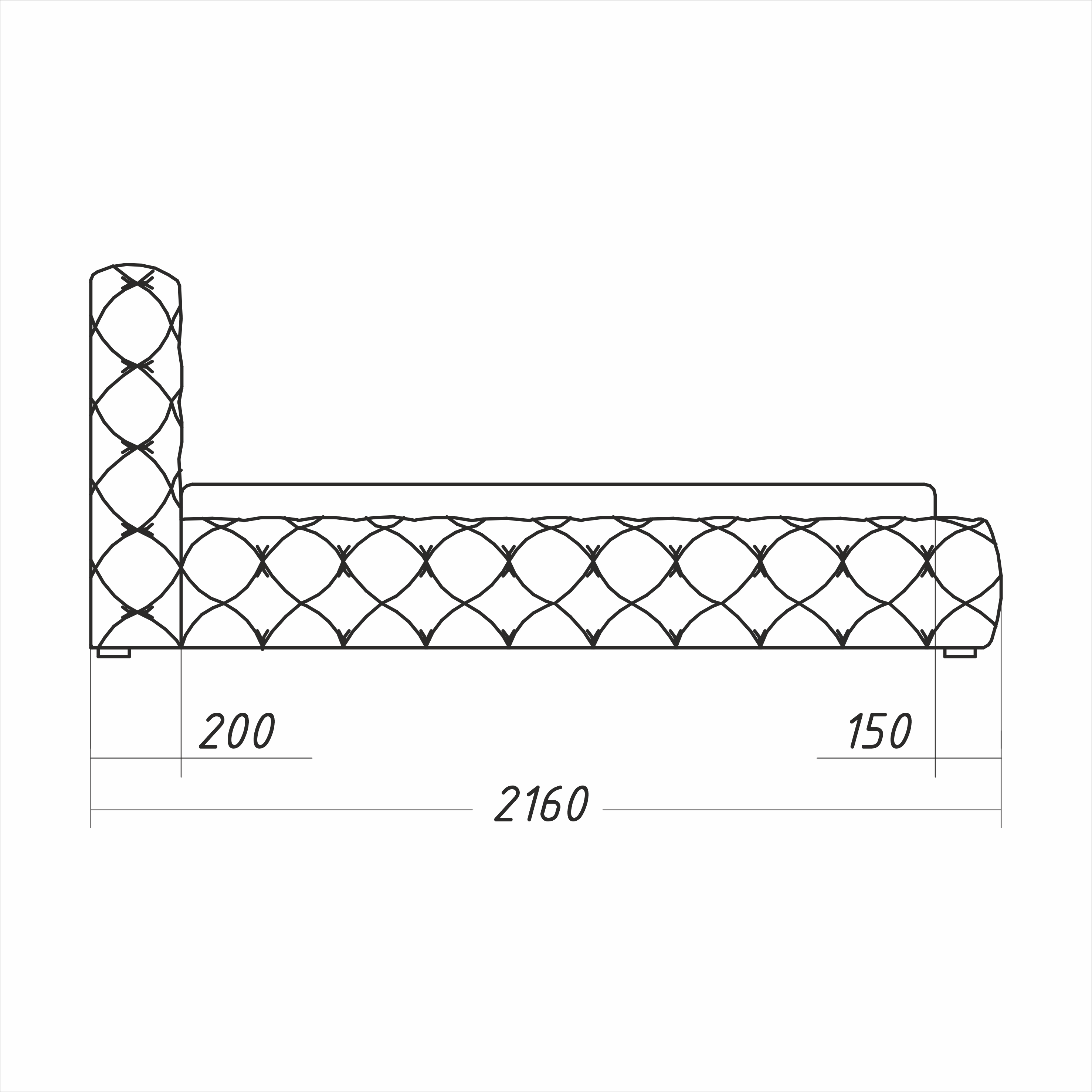 Кровать с ортопедическим основанием 160*200