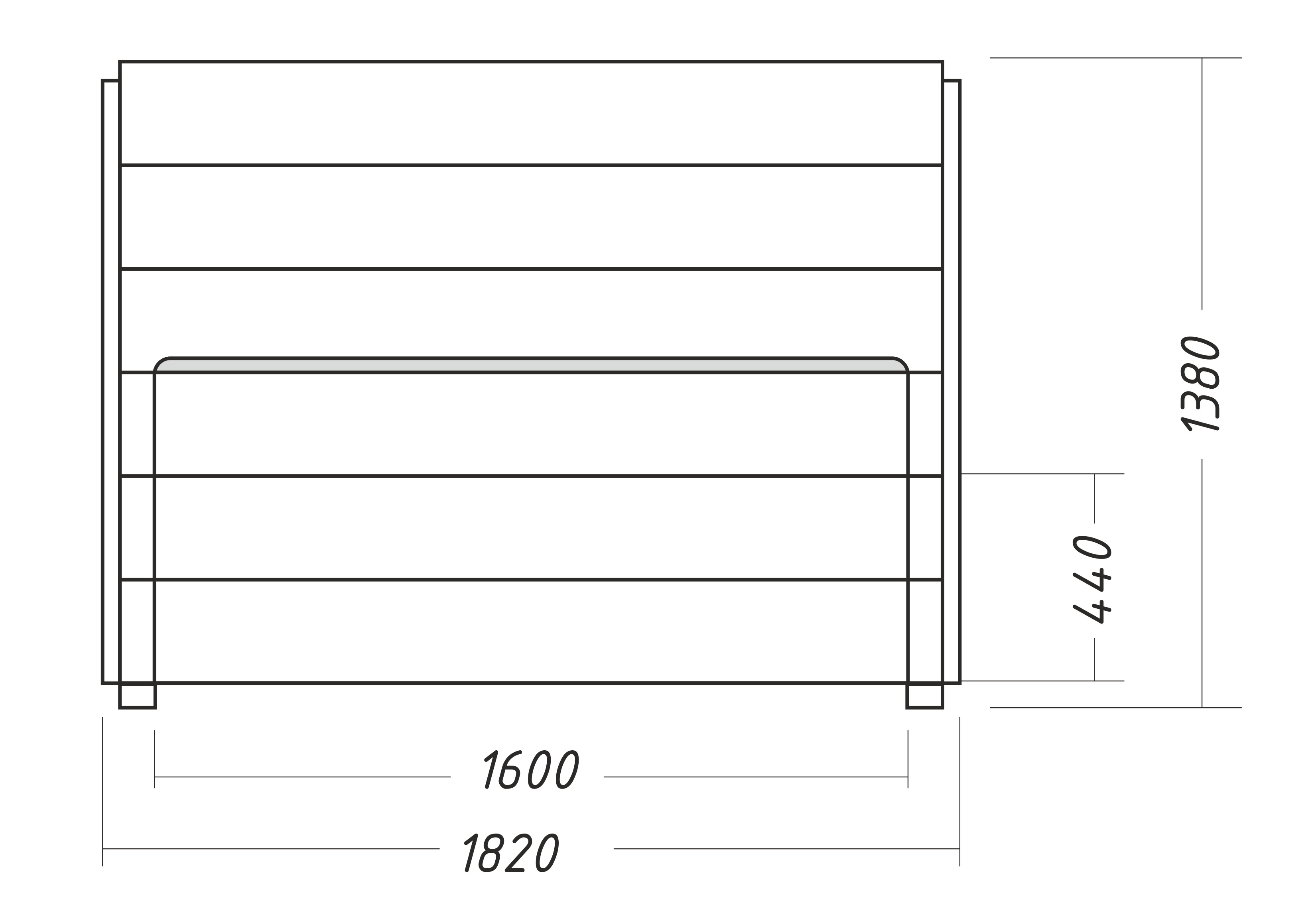 Кровать с ортопедическим основанием 160*200